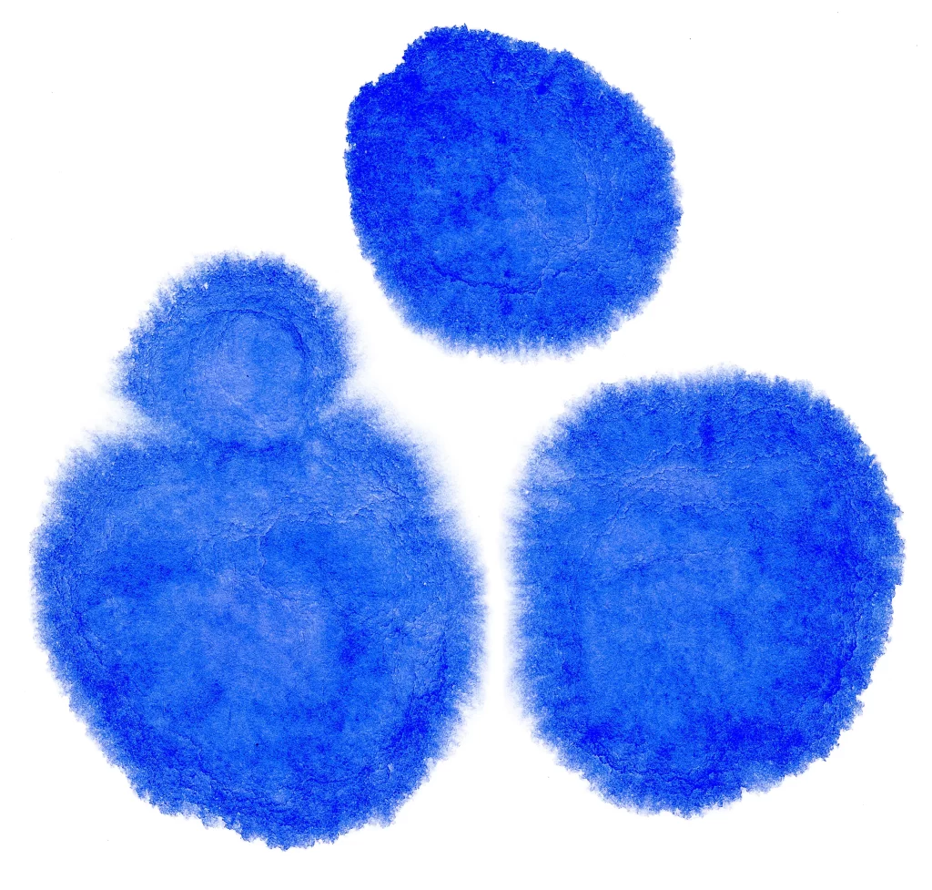 Vibrant Blue Circular Blended Soft Gradient