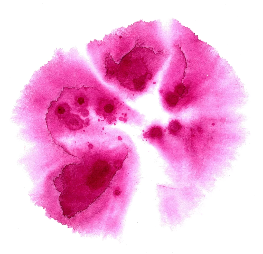 Vibrant Pink Gradient Blended Soft Flowing