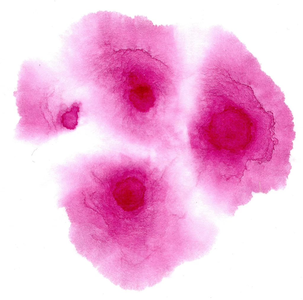 Vibrant Pink Gradient Soft Blending Delicate Flowing Circular