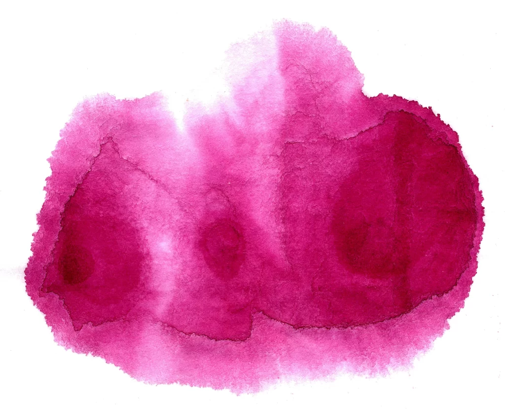 Vibrant Pink Gradient Soft Blending Watercolor