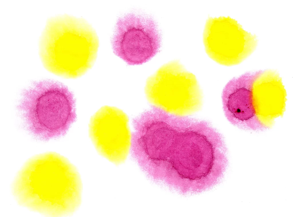 Vibrant Yellow Pink Blended Gradient Soft Flowing