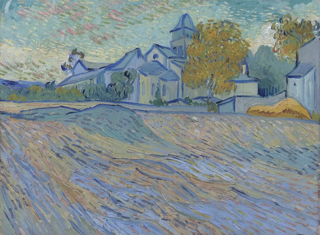 View of the Church of Saint-Paul-de-Mausole Van Gogh