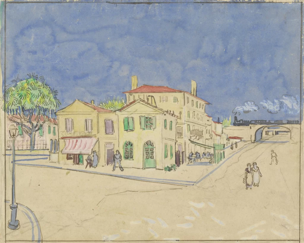 Vincents House in Arles Van Gogh