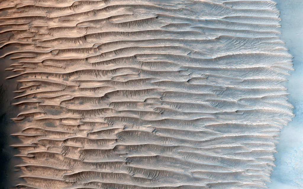 Desert Sand Dunes Wind Patterns Erosion Texture