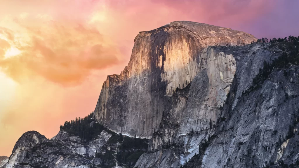 Sunset Mountain Majestic Granite Peaks