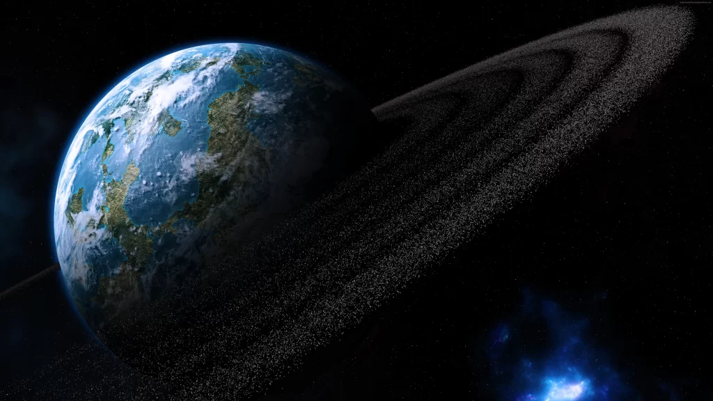Planet Rings Space Celestial Bodies Cosmic Dust