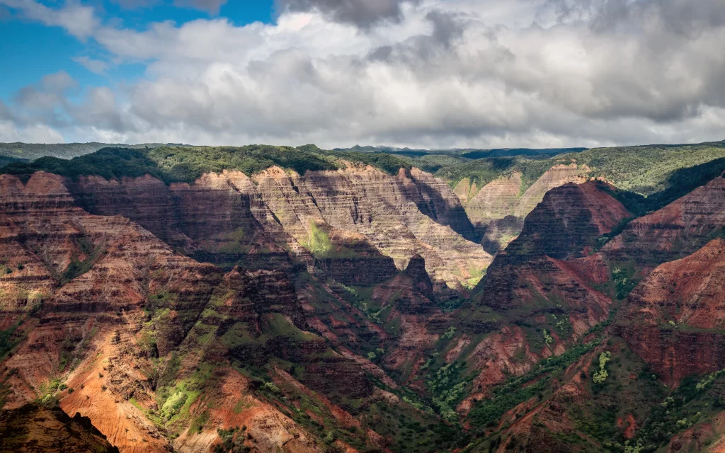 Grand Canyon Majestic Landscape Rocky Terrain Dramatic Sky
