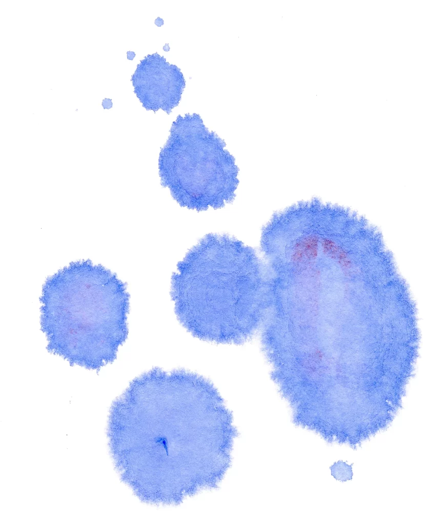 Watercolor Art Blue Texture Abstract Design
