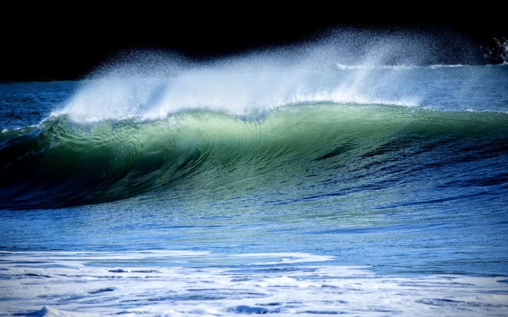 wave ocean water splash energy nature