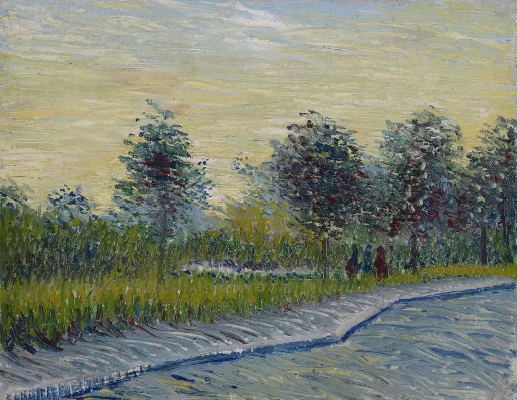 Way in the Voyer dAngerson Park in Asnieres Van Gogh