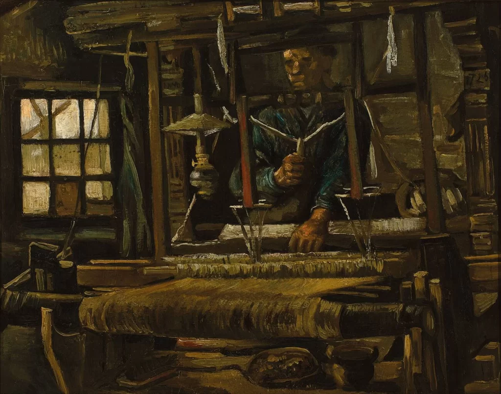 Weaver Seen from the Front Van Gogh
