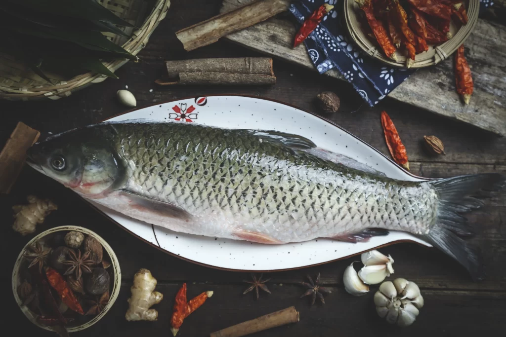 Whole Fish Raw Ingredients Spices