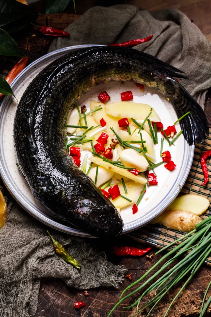 Whole Fish Steamed Green Chili