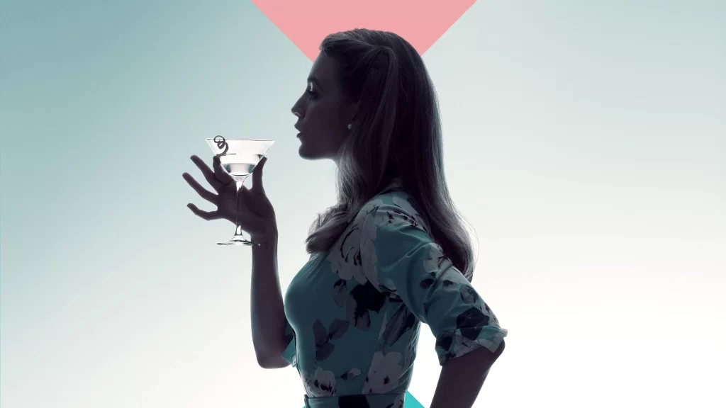 woman cocktail silhouette elegant vintage sophisticated