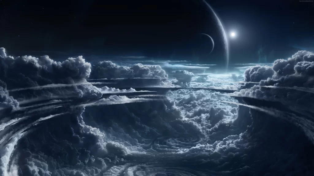 Space Planets Clouds Celestial Bodies Cosmic