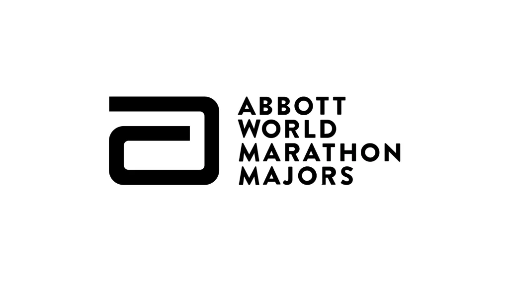 Abbott World Marathon Majors Black Logo