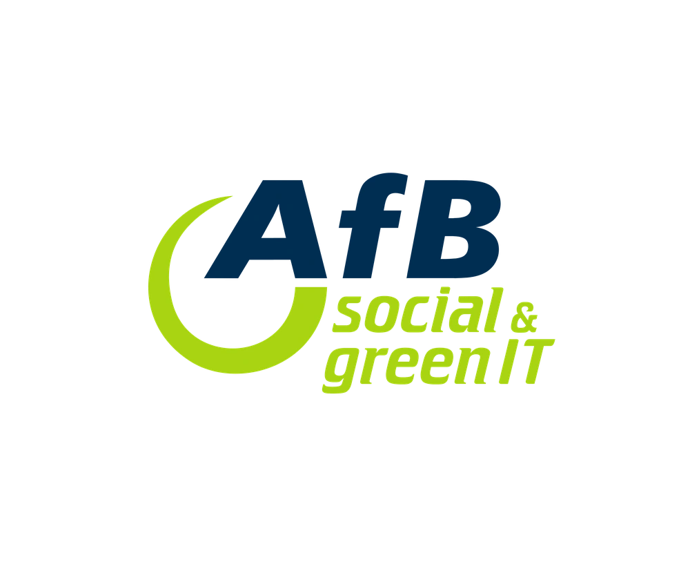 AfB social and green IT logo