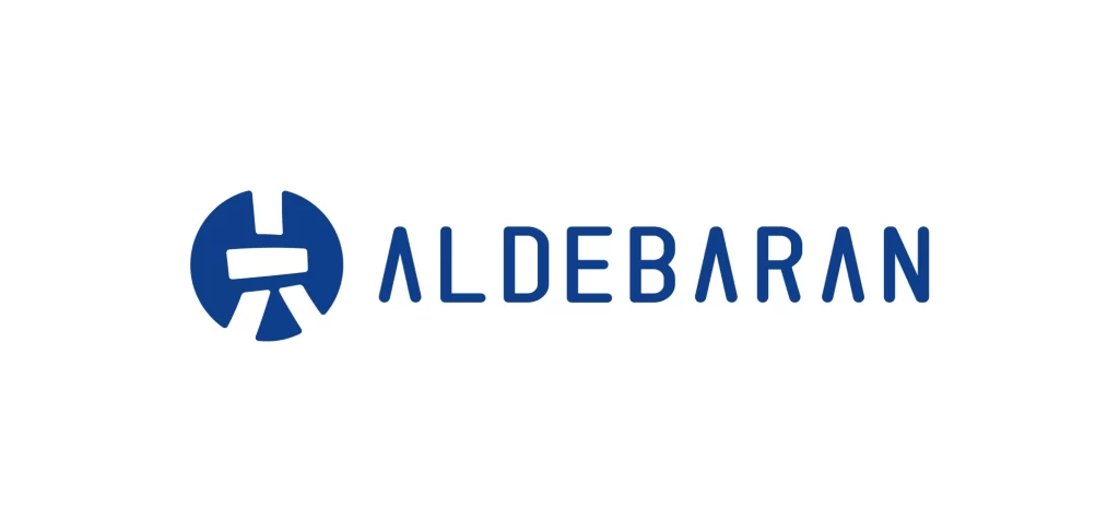Aldebaran Wordmark Blue Logo