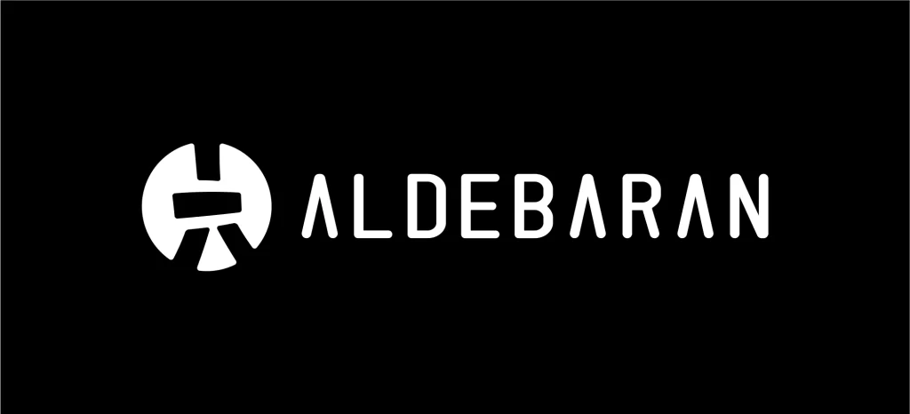 Aldebaran Wordmark White Logo