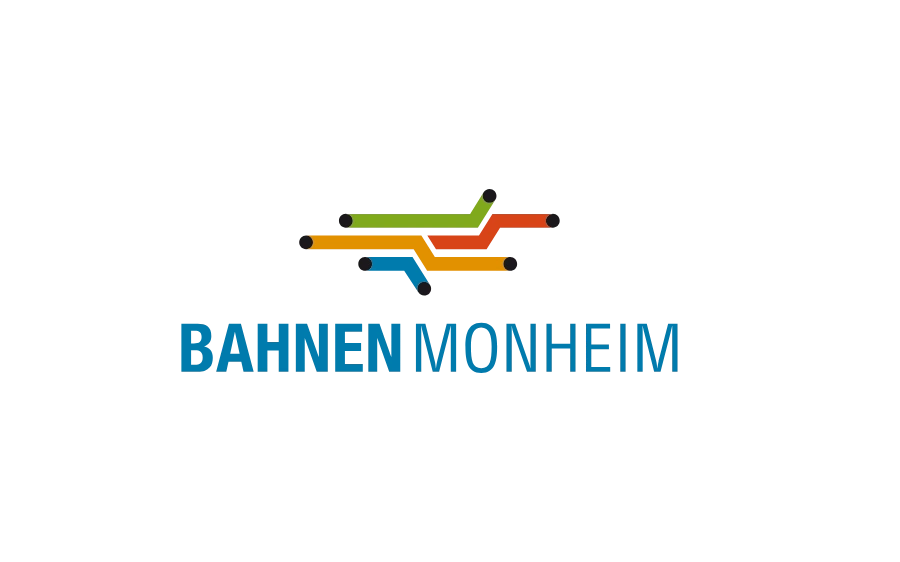 Bahnen der Stadt Monheim Logo