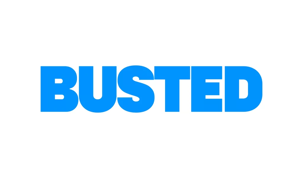 Busted Wordmark Logo