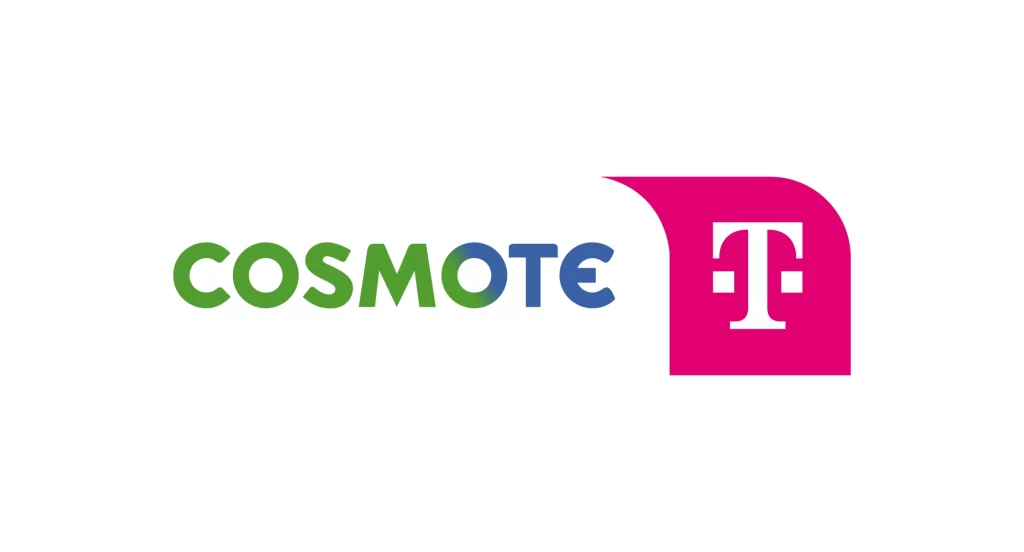 Cosmote Telekom Wordmark Logo