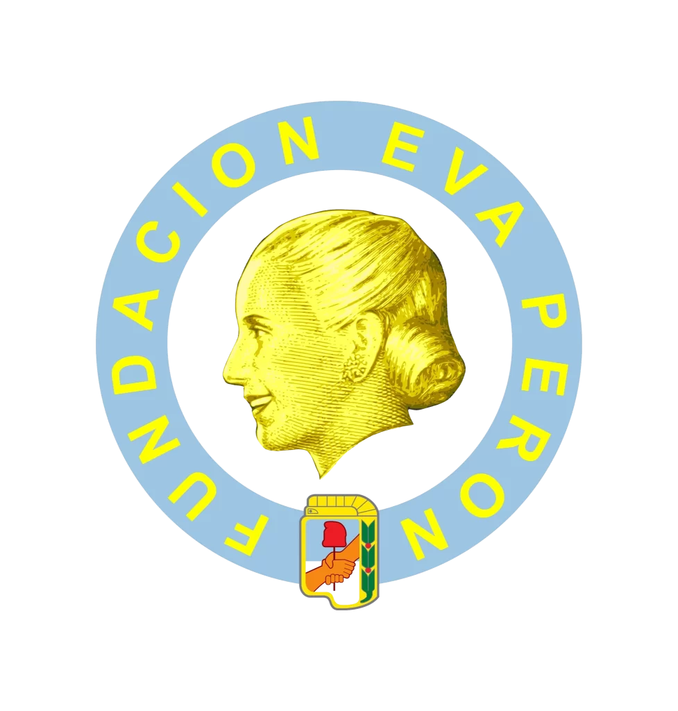 Fundacion Eva Peron gold logo