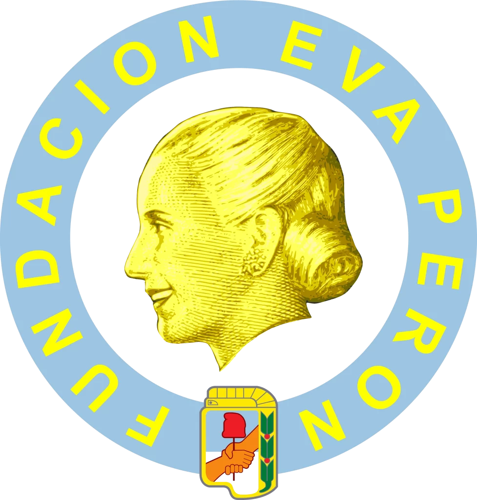 Fundacion Eva Peron gold logo