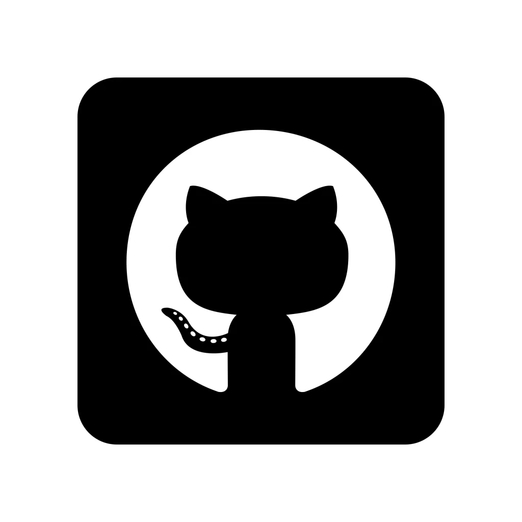 GitHub Font Awesome Square Icon