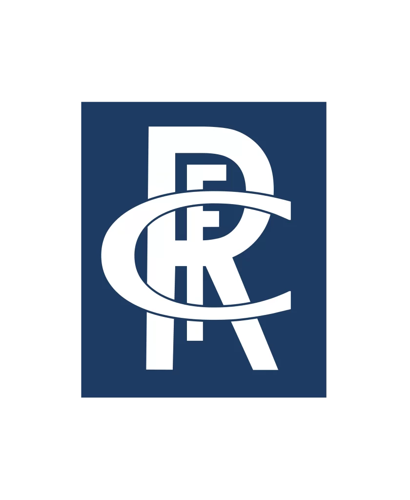 Rutherglen FC monogram logo