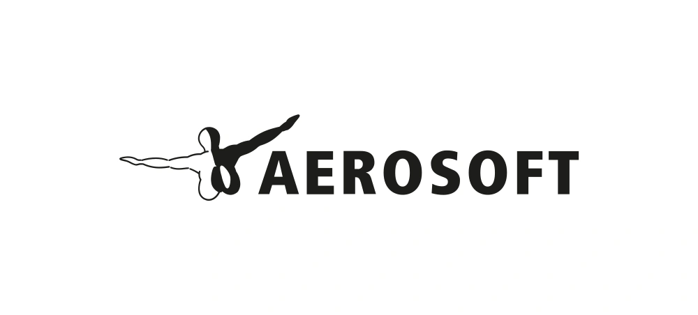 Aerosoft Black Horizontal Logo