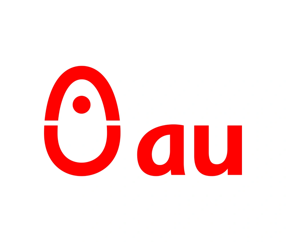 Au mobile network operator Wordmark Logo
