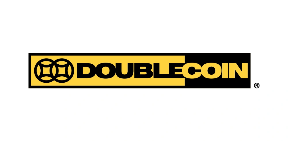 Double Coin Wordmark Logo