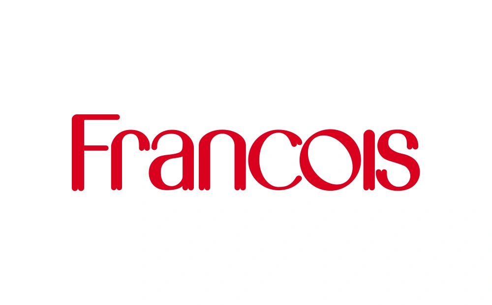 Francois (red) Wordmark Logo