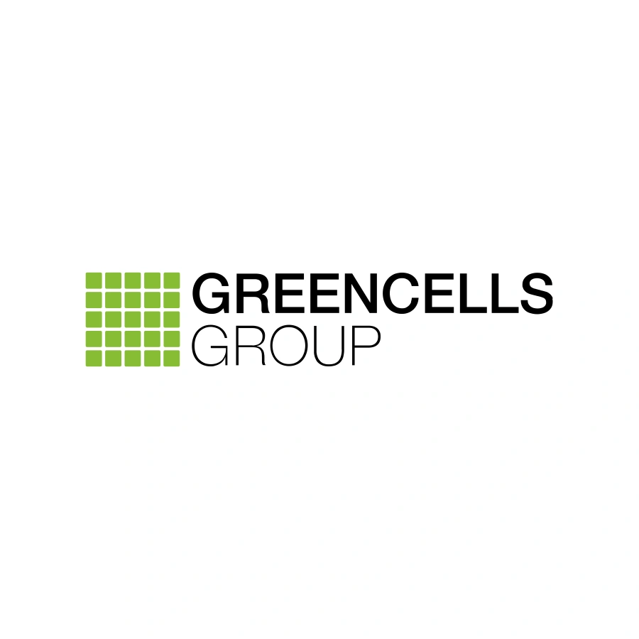 Greencells Group Black Wordmark Logo