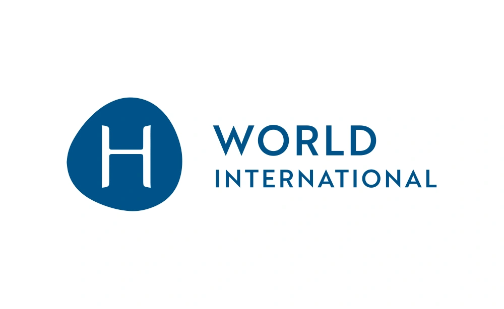 H World International 2025 Wordmark Logo