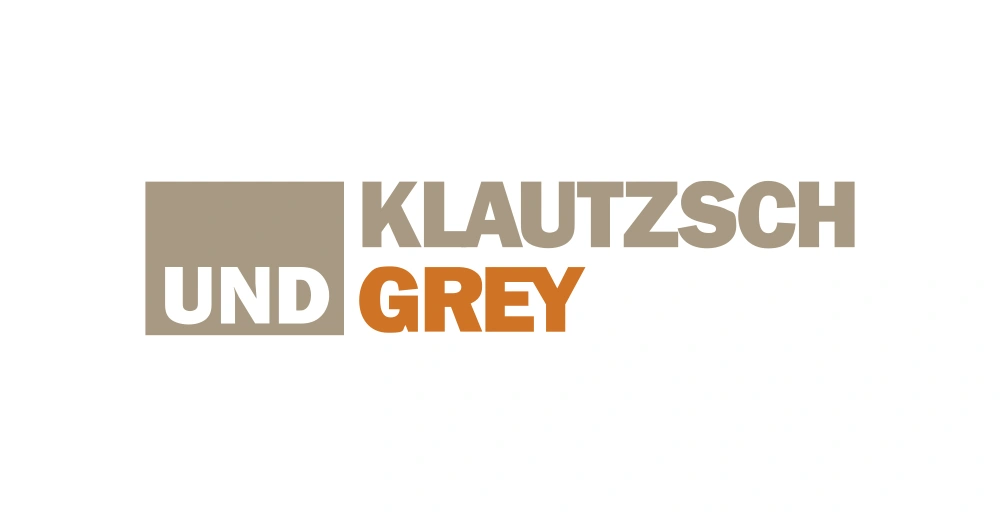 Klautzsch und Grey Wordmark Logo