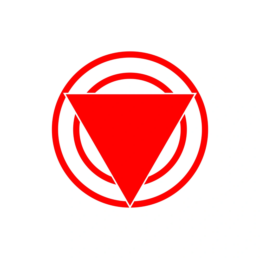 Tianjin Soda Red Triangle Wordmark Logo