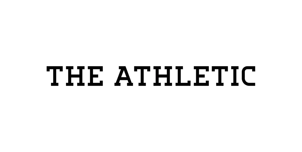 The Athletic Wordmark Black Classic Logo