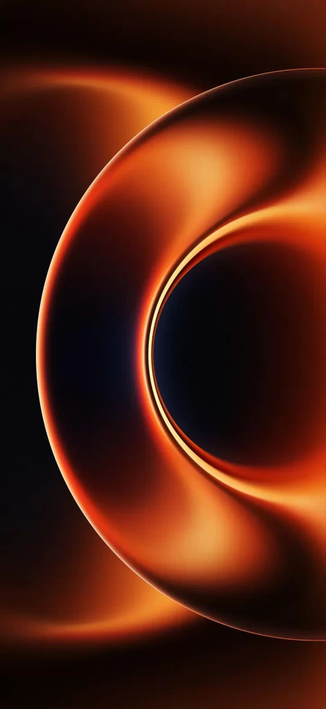Abstract Art Colorful Swirl Black Hole Digital