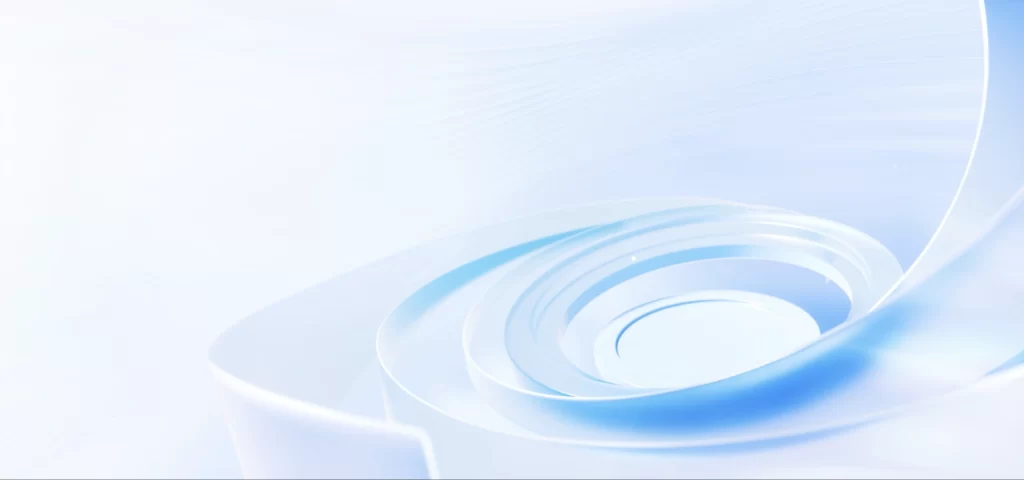 Abstract Blue Spiral Light