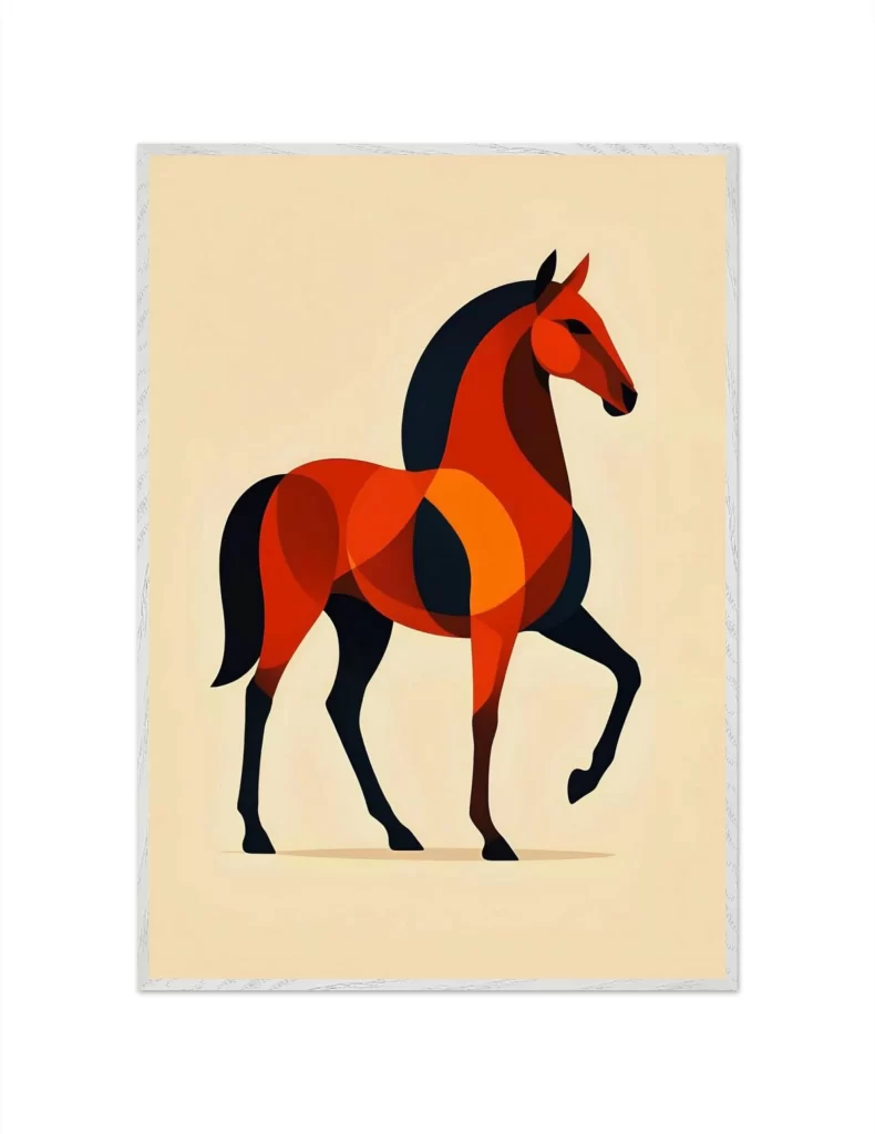 Abstract Horse Art