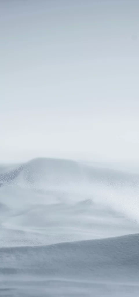 Abstract Landscape Snowy Mountain Horizon
