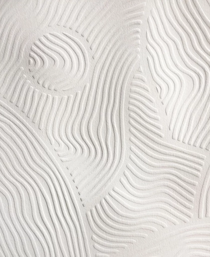 Abstract Pattern White Textured Surface Design