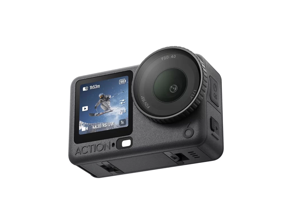 Action Camera Snowboarding 4K Display