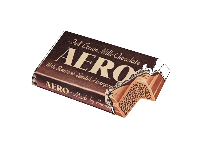 Aero Chocolate Milk Full Cream Honeycomb Brown Gold