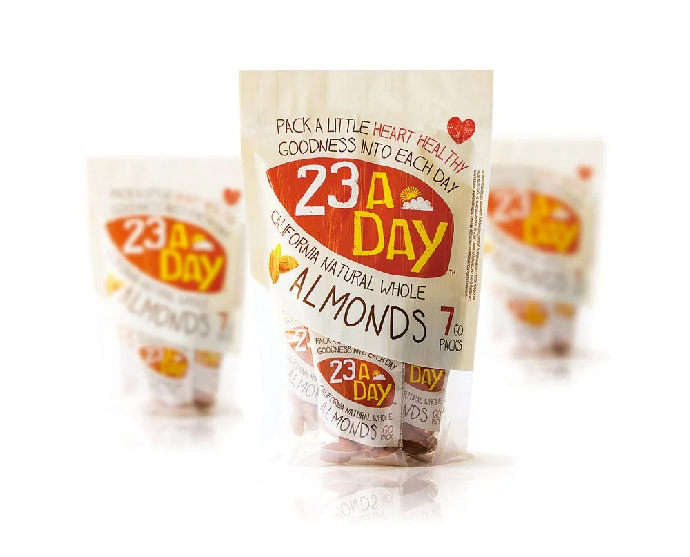Almond 23ADAY Natural Simple Red Yellow