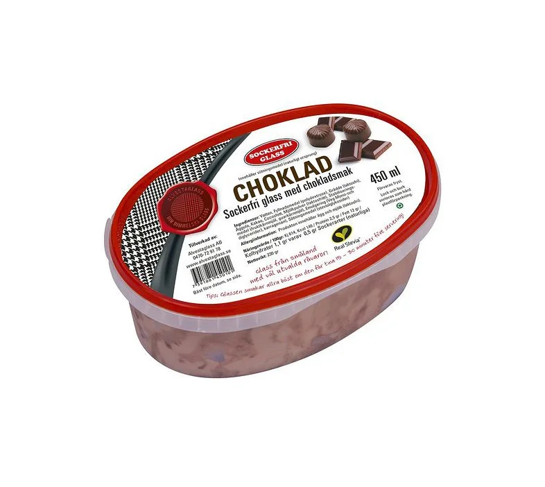 Alvestaglass Choklad Chocolate Sugarfree Chocolate Brown Red