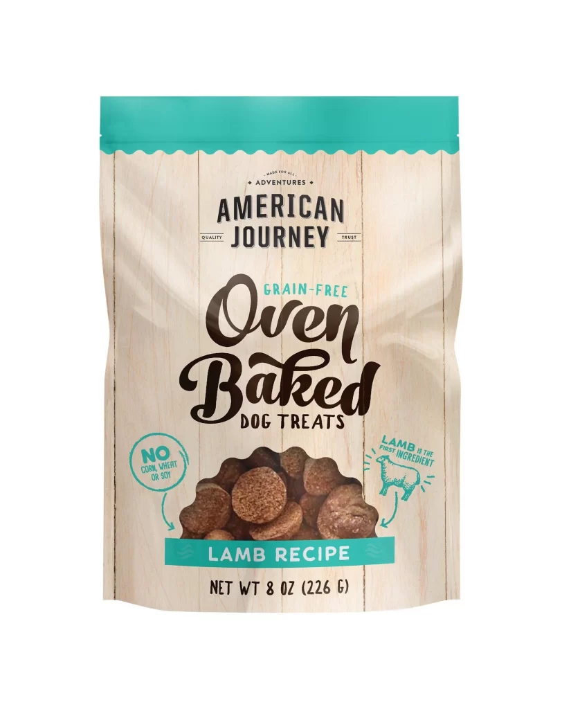 American Journey Dog Treats Lamb Recipe Grain-Free Brown Wood
