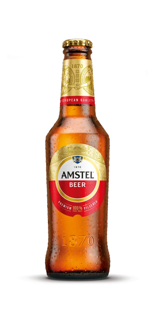 Amstel Beer Bottle Label Design